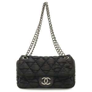 CHANEL Blue Logo Shoulder Bag